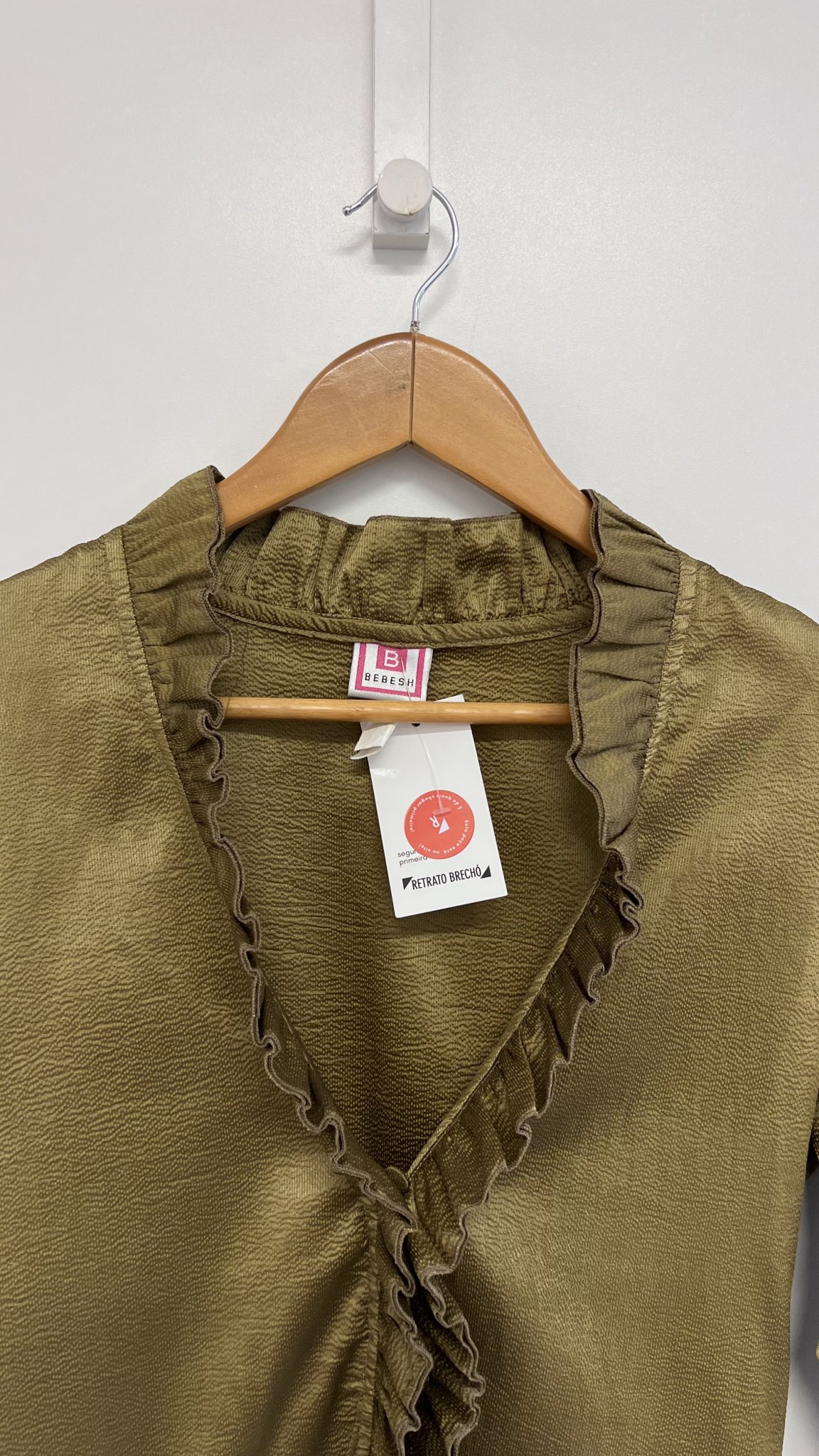 Casaqueto Bebesh vintage - P dourado, bronze tamanho P - vista adicional 2