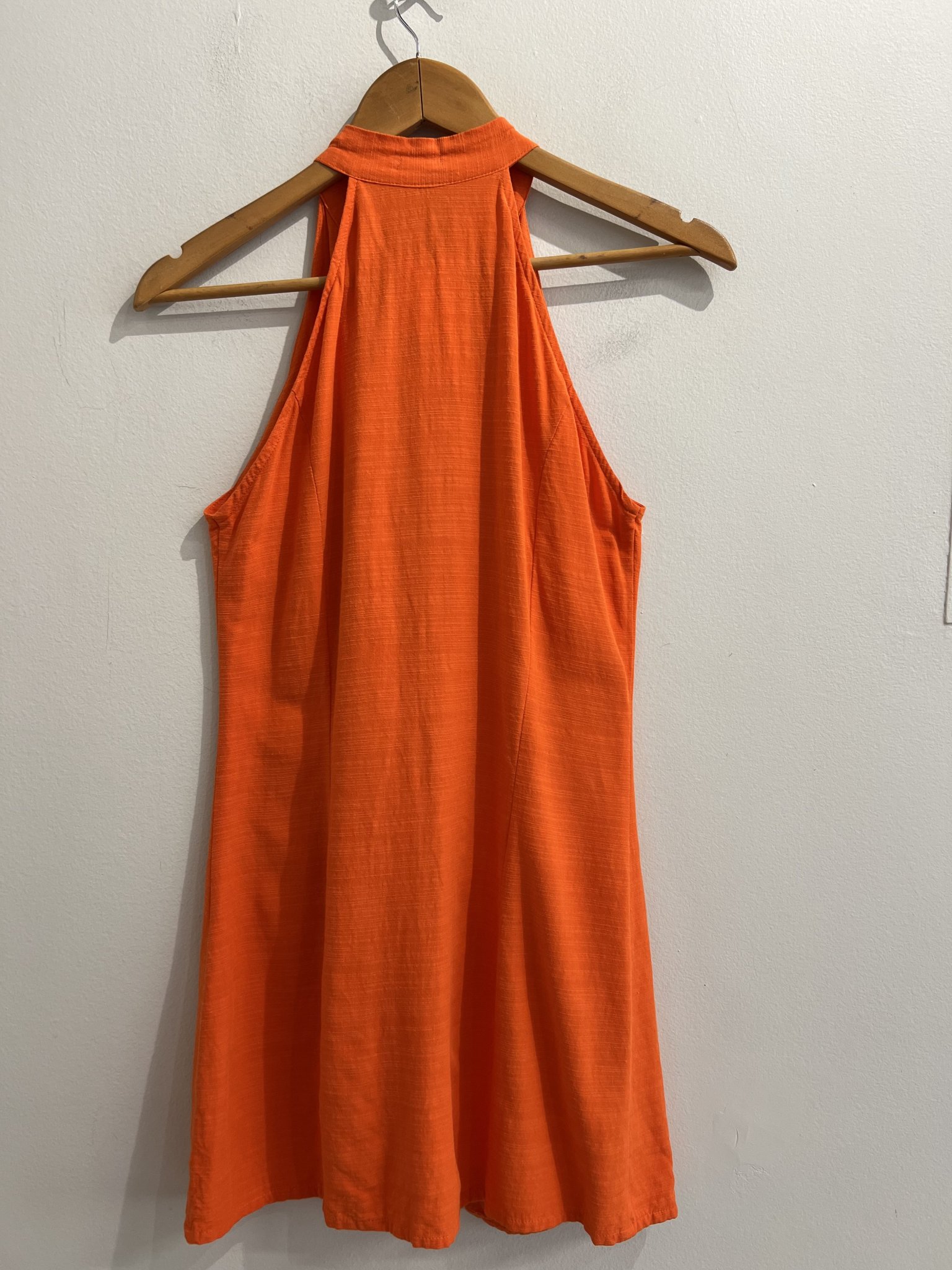 Maxiblusa laranja de botões Orada - M tamanho M - vista adicional 4