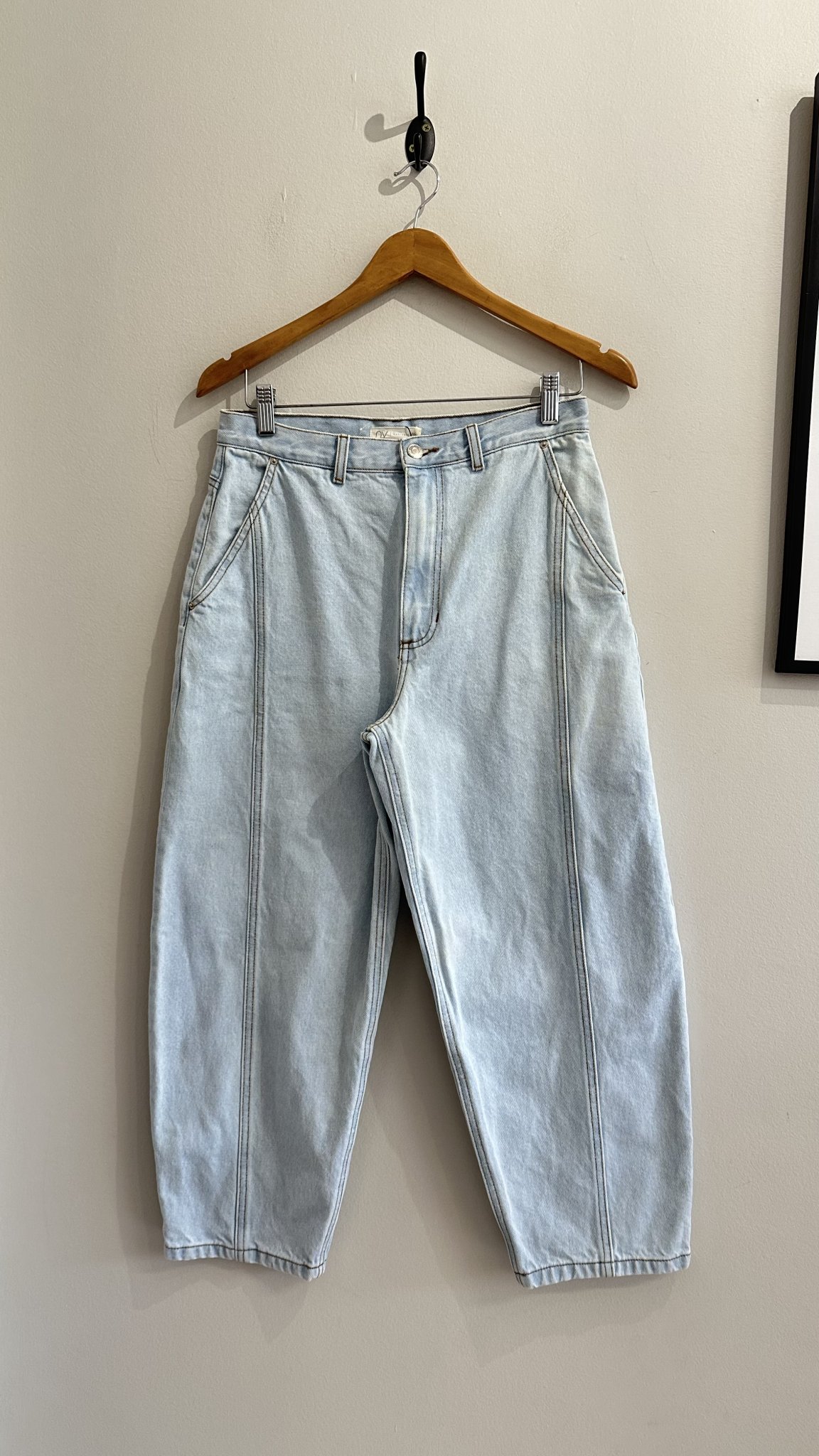 Calça jeans barrel Nati Vozza - 36 tamanho 36 - foto principal