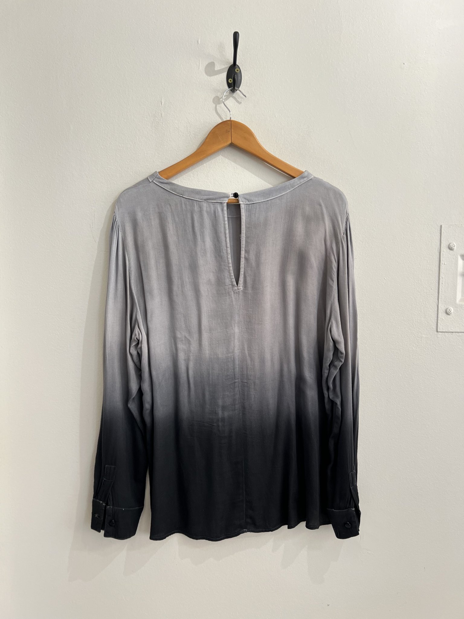 Blusa cinza degradê manga longa Annexe - G tamanho G - vista adicional 4