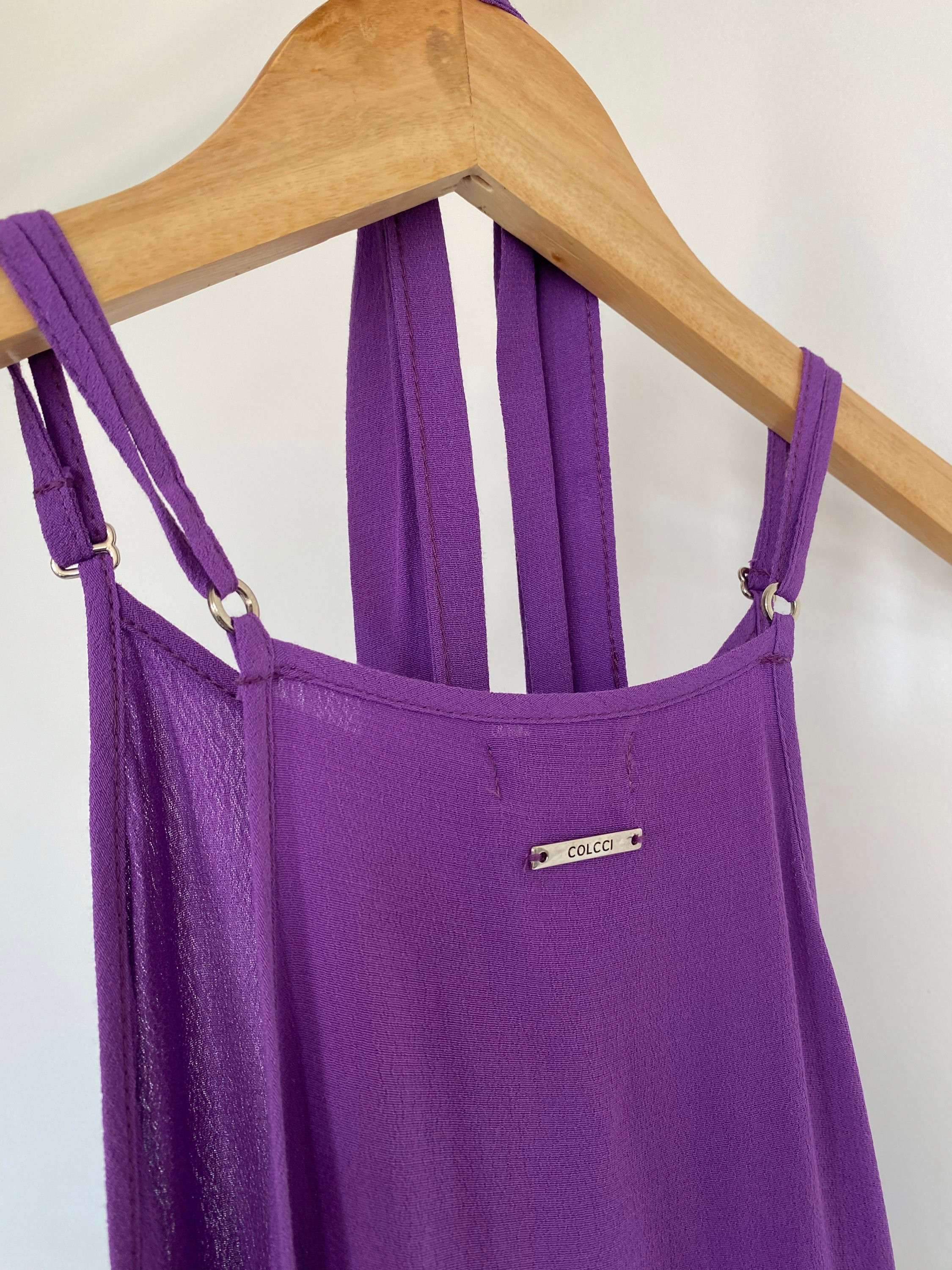 Vestido roxo Colcci - P tamanho P - 10951-4
