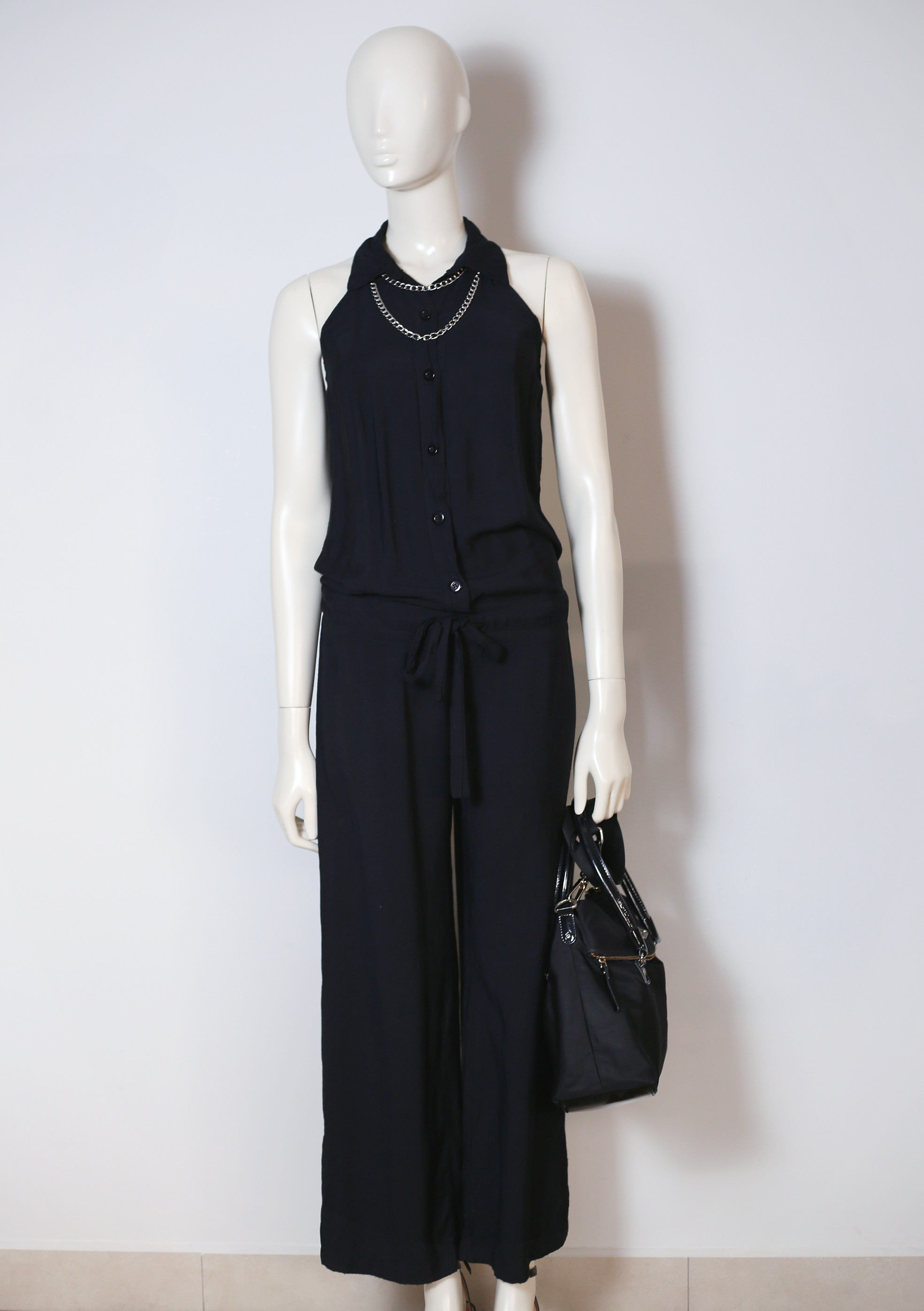 Macacão preto gola Oxo Paxo, 38-40 tamanho 40 - 14727-3
