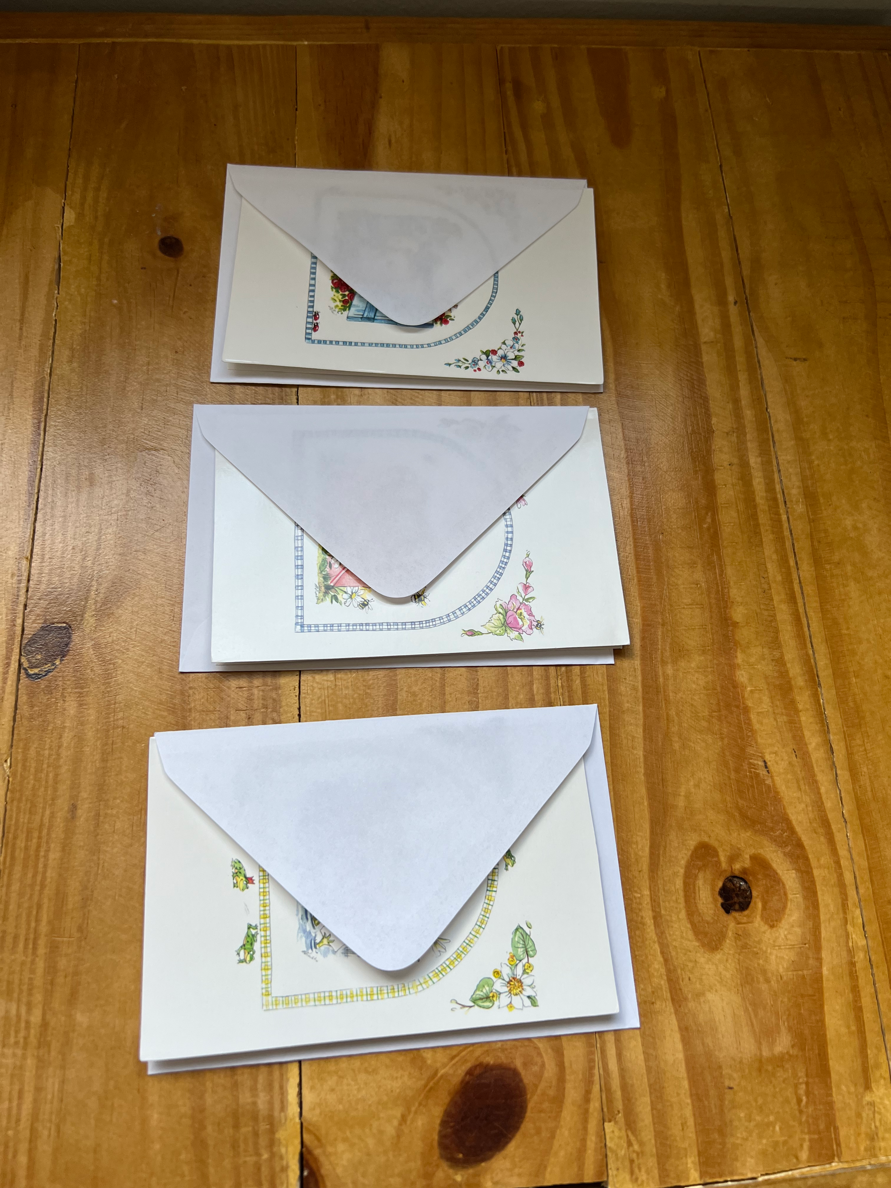 Cartão postal retrô doguinho Sem marca Cinza, Branco, Azul - 17103-1