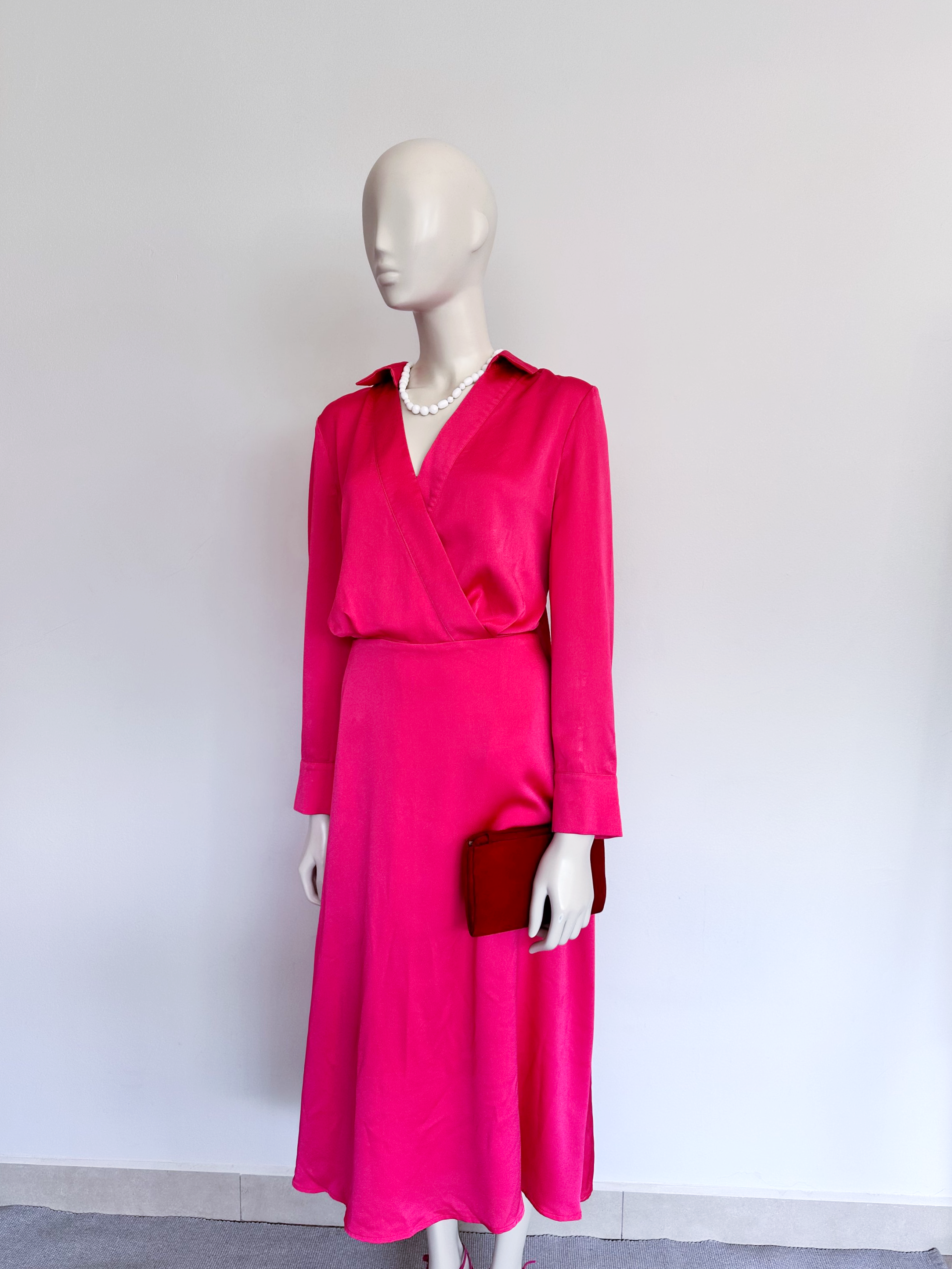 Vestido pink midi Elie Tahari - G/GG