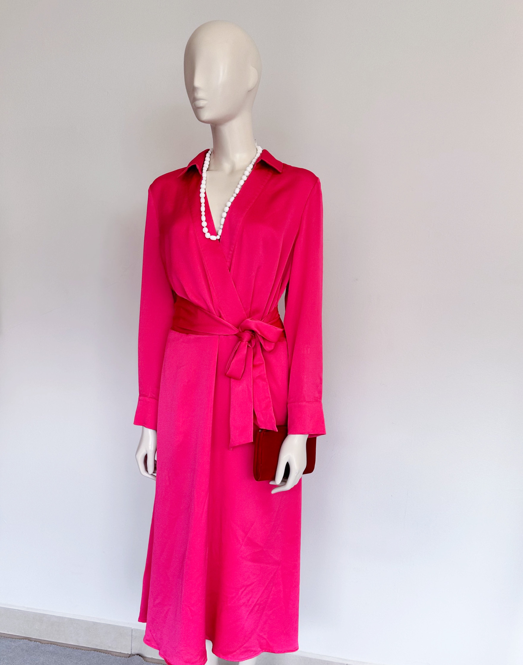 Vestido pink midi Elie Tahari - G/GG Sem marca Rosa tamanho G/GG - 17682-4