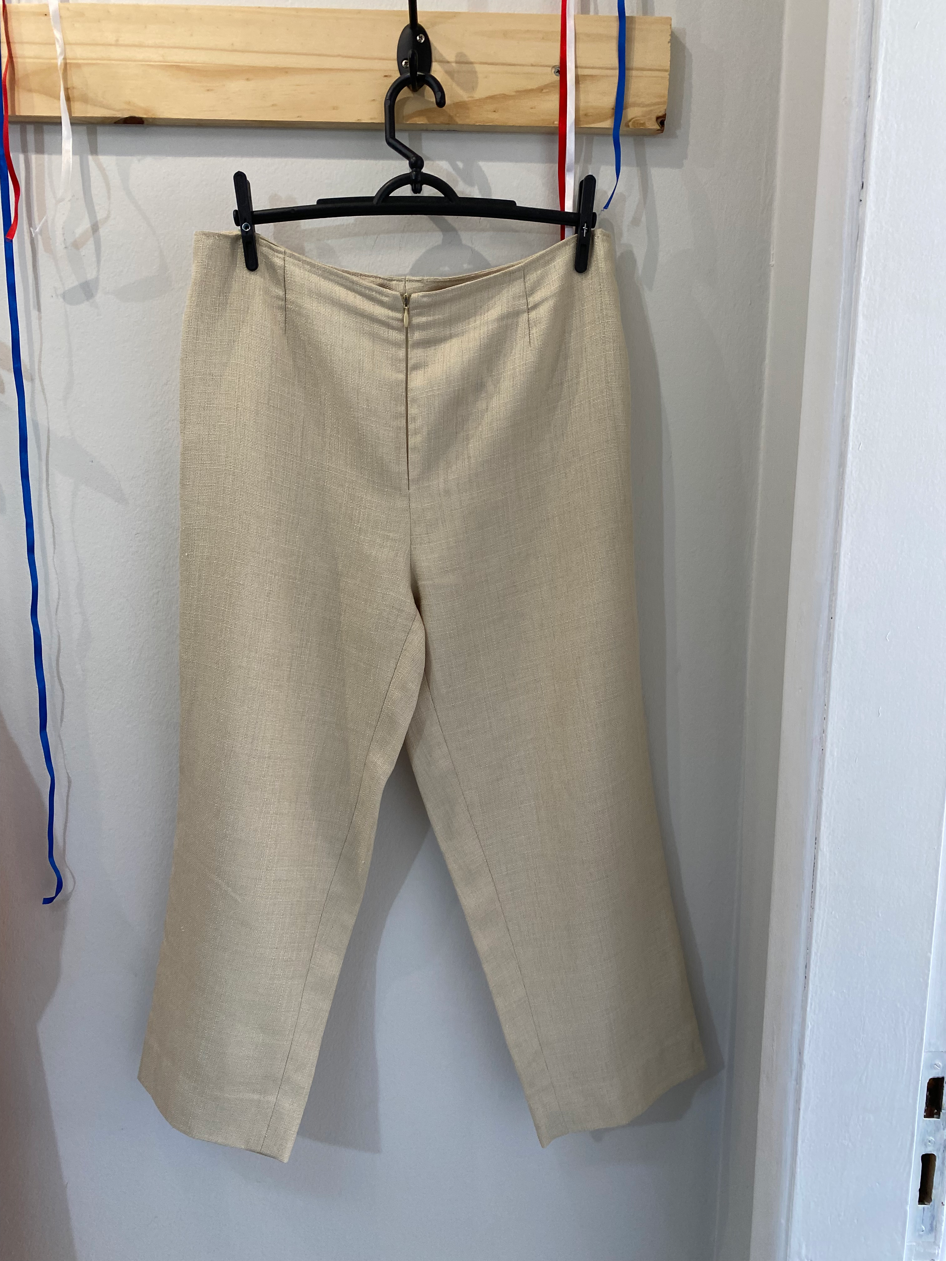 Calça bege vintage - sem marca - 18015-1