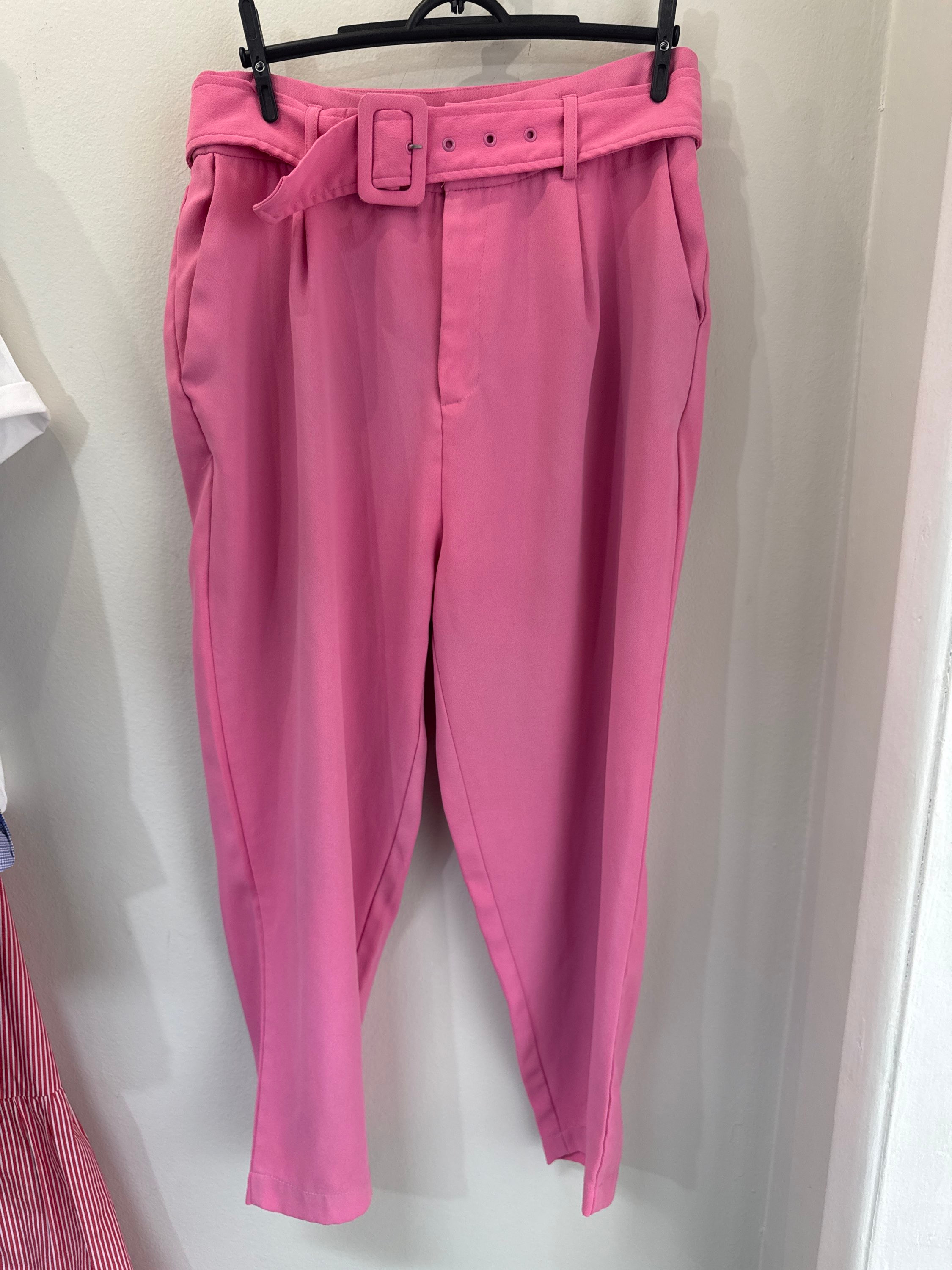 Calça rosa chiclete Shoulder - 18369-1