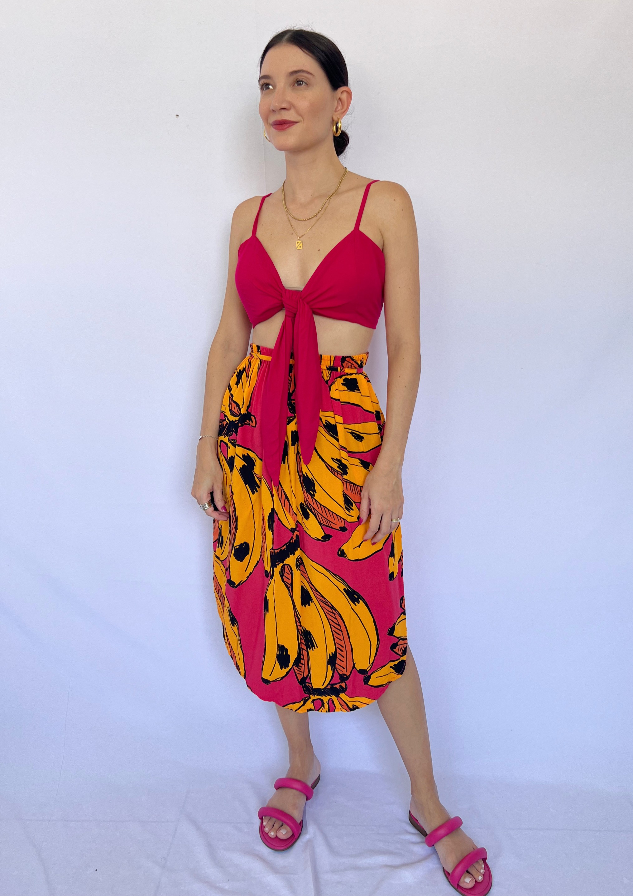 Top pink amarração - Na etiqueta | M/G rosa tamanho M/G - 4849-2