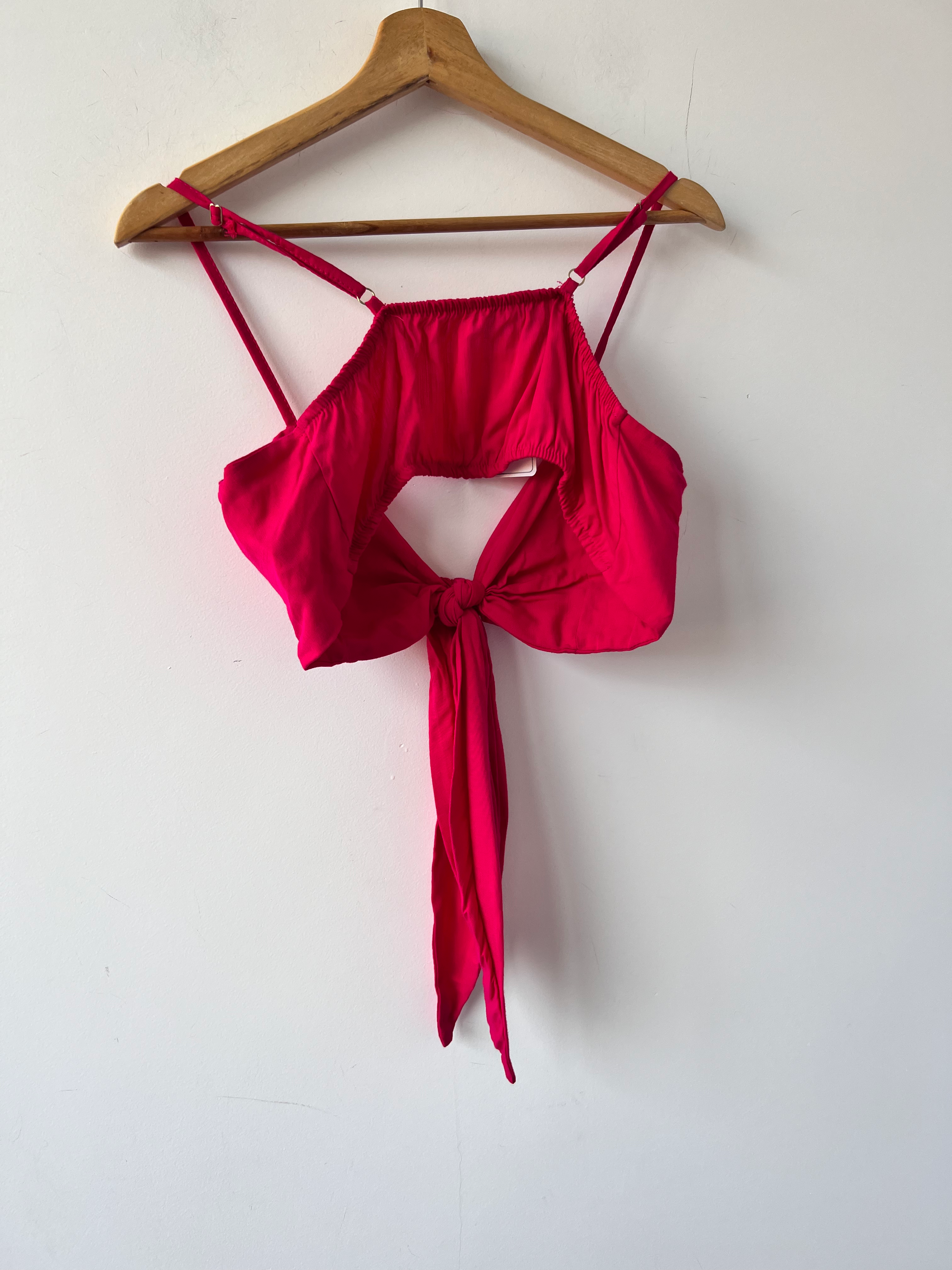 Top pink amarração - Na etiqueta | M/G rosa tamanho M/G - 4849-7