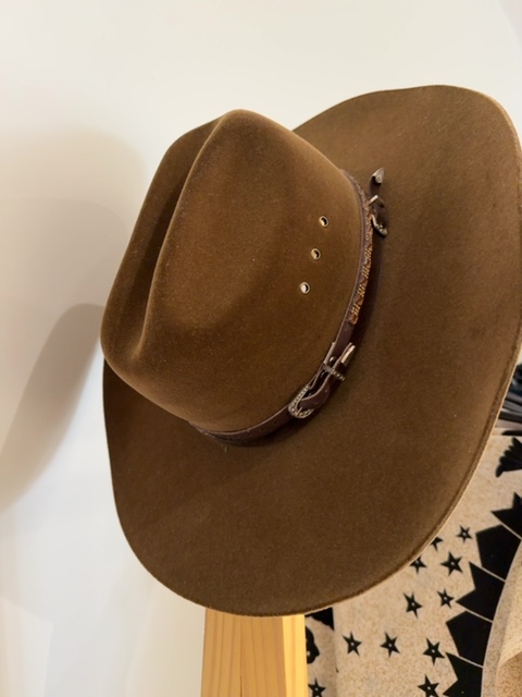 Chapéu western americano aveludado marrom, GG Sem marca - foto principal