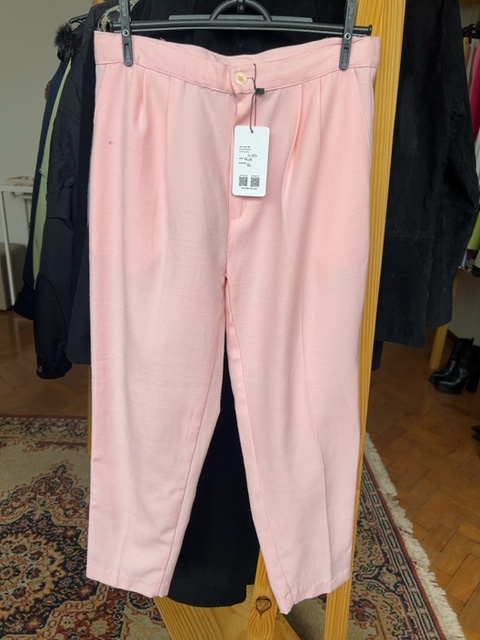 Calça alfaiataria rosa bebê 36 Sem marca - foto principal