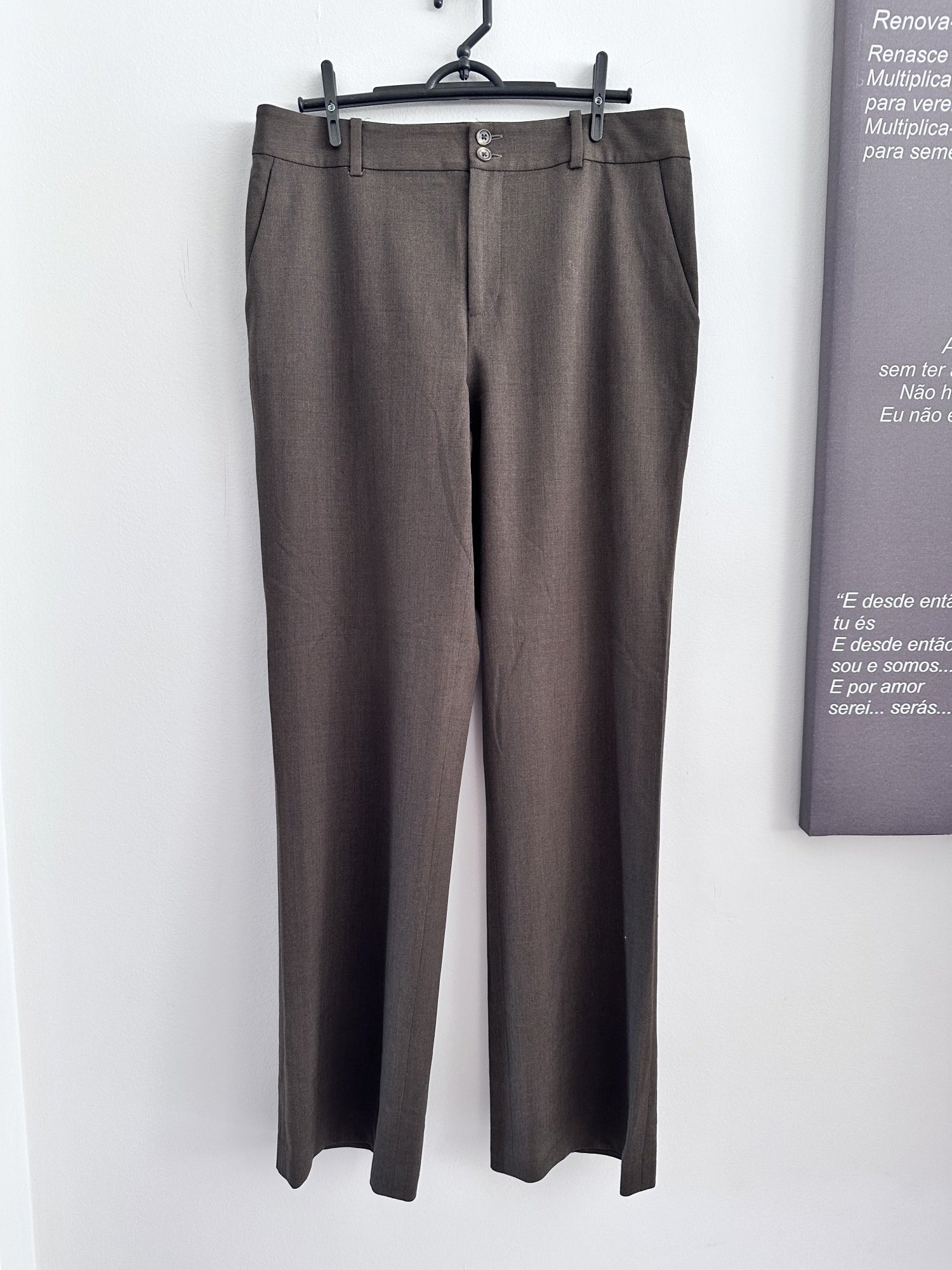 Calça alfaitaria reta verde musgo Ralph Lauren 6 - 36/38 tamanho 36/38 - foto principal