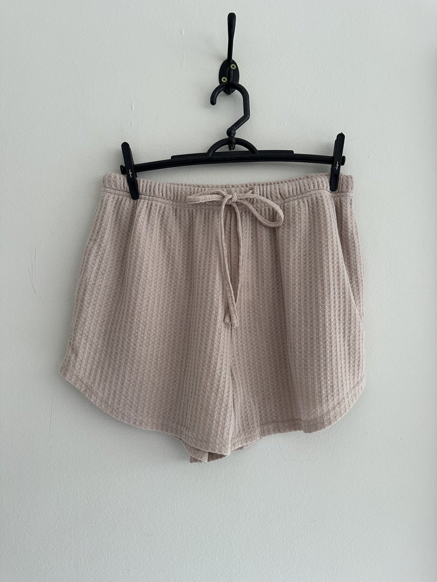 Short bege de cintura regulável Ekouaer de linha - M Sem marca tamanho M - foto principal