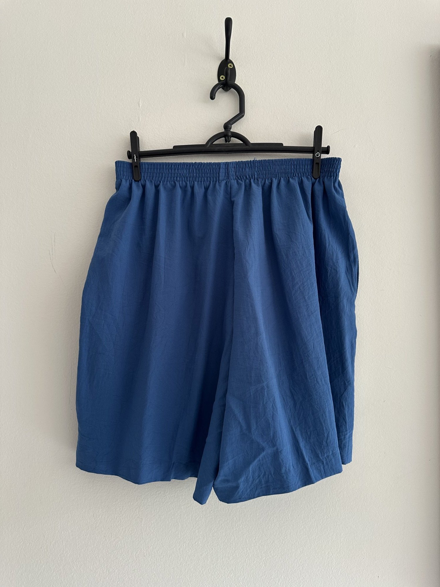 Short azul escuro de cintura regulável Bon Worth de tactel - M Sem marca tamanho M - foto principal