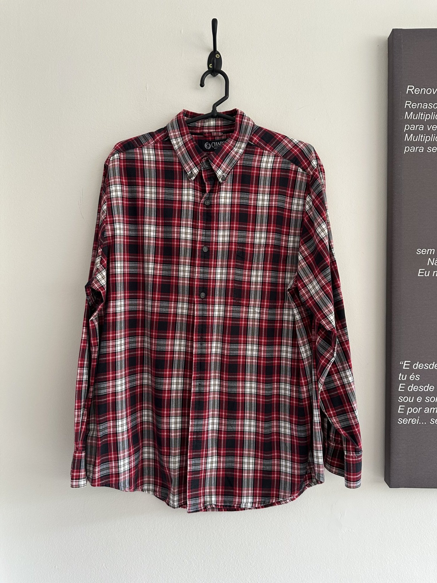 Camisa xadrez vermelha m/longa Ralph Lauren - G Vermelho tamanho G - foto principal