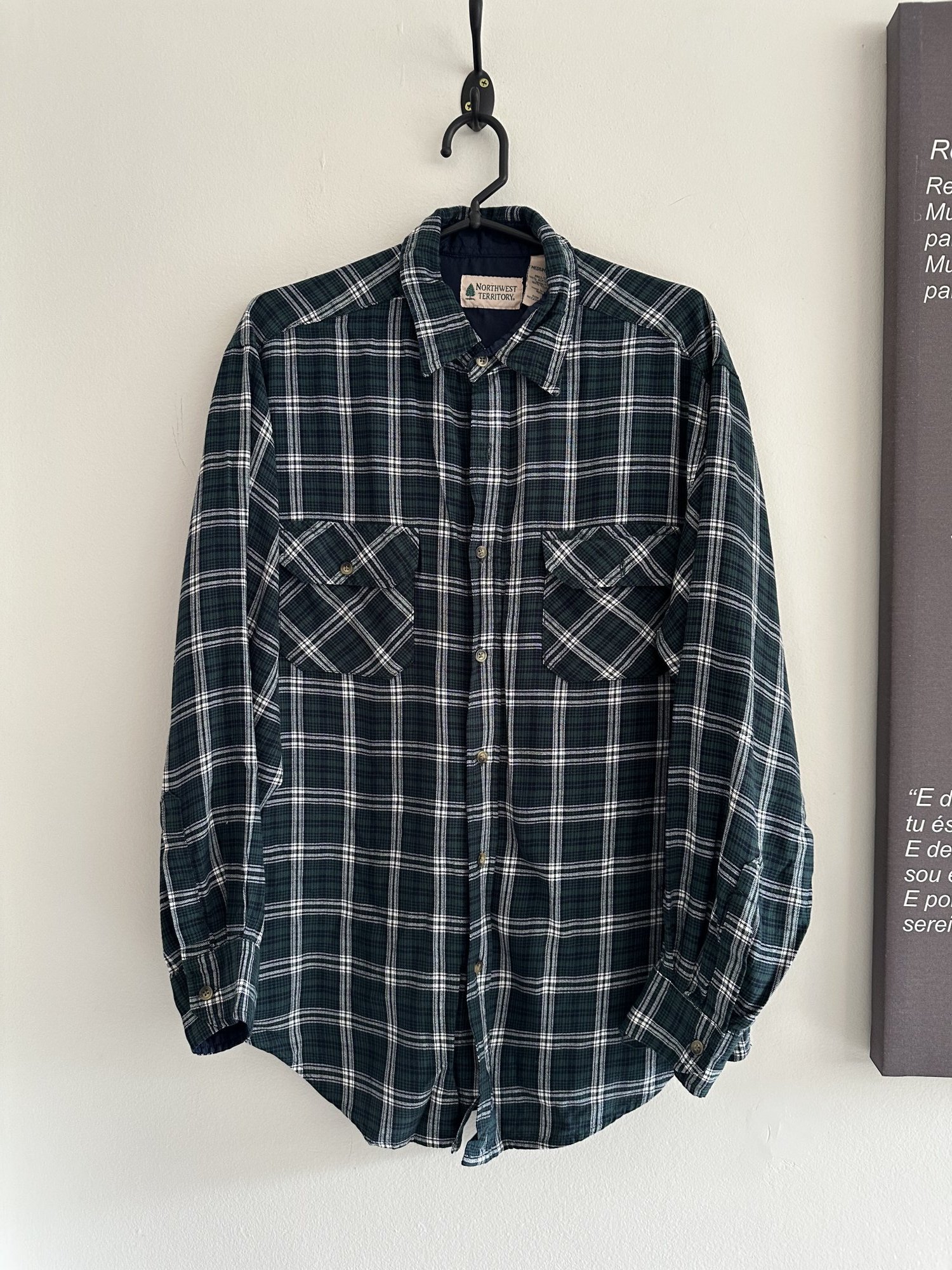 Camisa xadrez verde m/longa Northwest Territory - GG Sem marca tamanho GG - foto principal