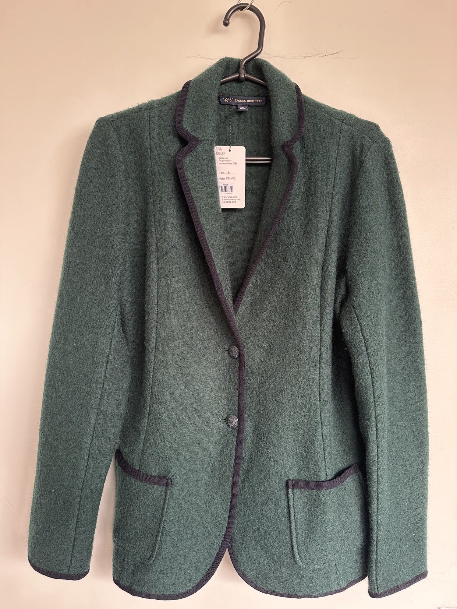 Blazer verde esmeralda 246 Brooks Brothers - M tamanho M - foto principal
